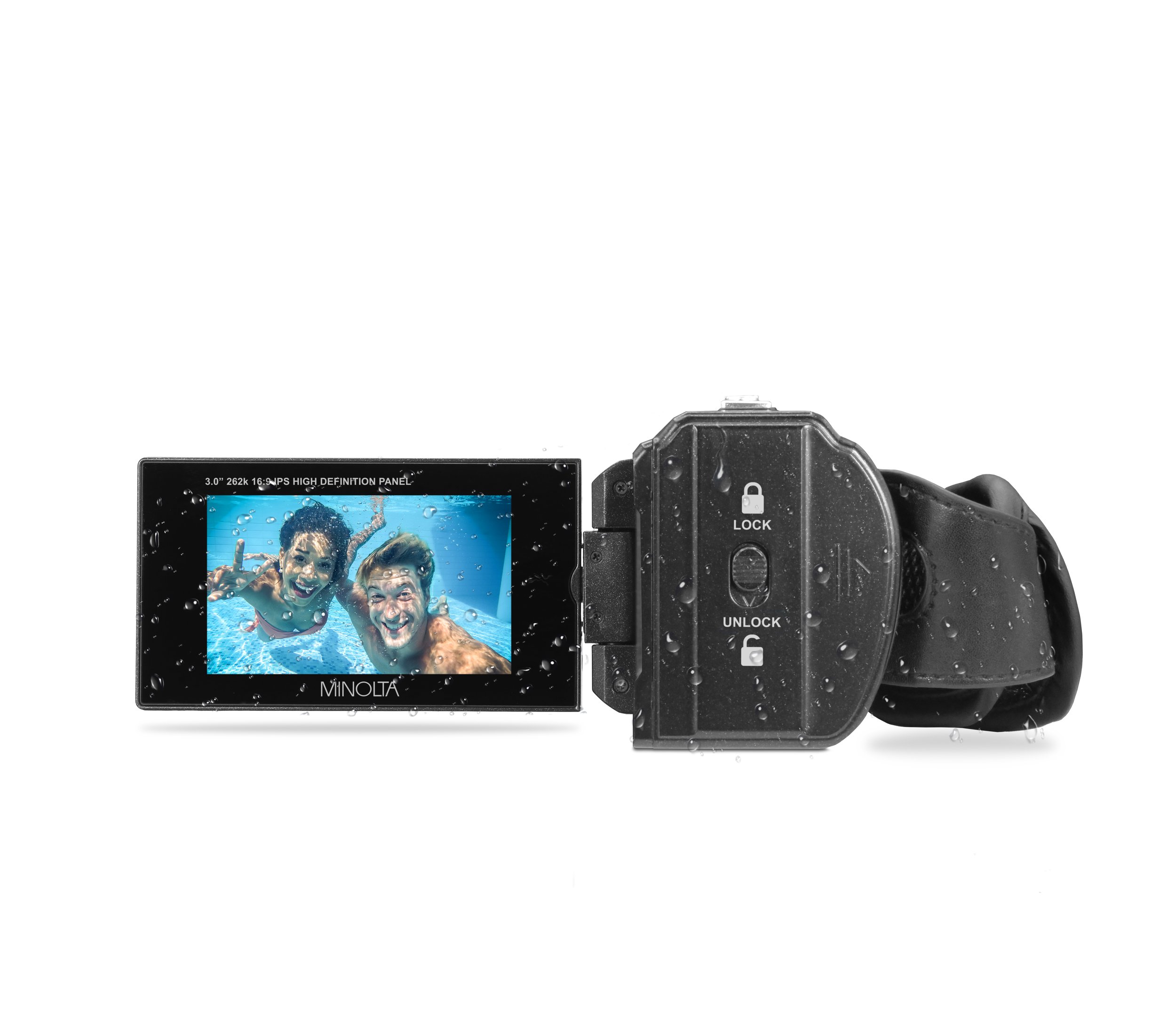 MN4K300WP 4K Ultra HD / 56 MP Waterproof Camcorder — Minolta MN4K300WP 4K Ultra HD / 56 MP Waterproof Camcorder — Minolta